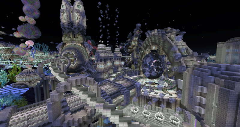 Illustration for article titled Deep Sea Wonderland Built In Minecraft Looks Incredible